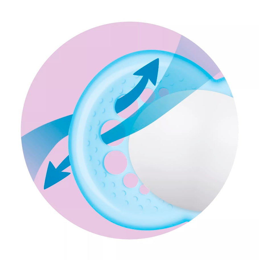 2 Chupetes Nocturnos Silicona Mam Night 6+ Astro Lunar Niña MAM- Dermocosmetica_belleza_online