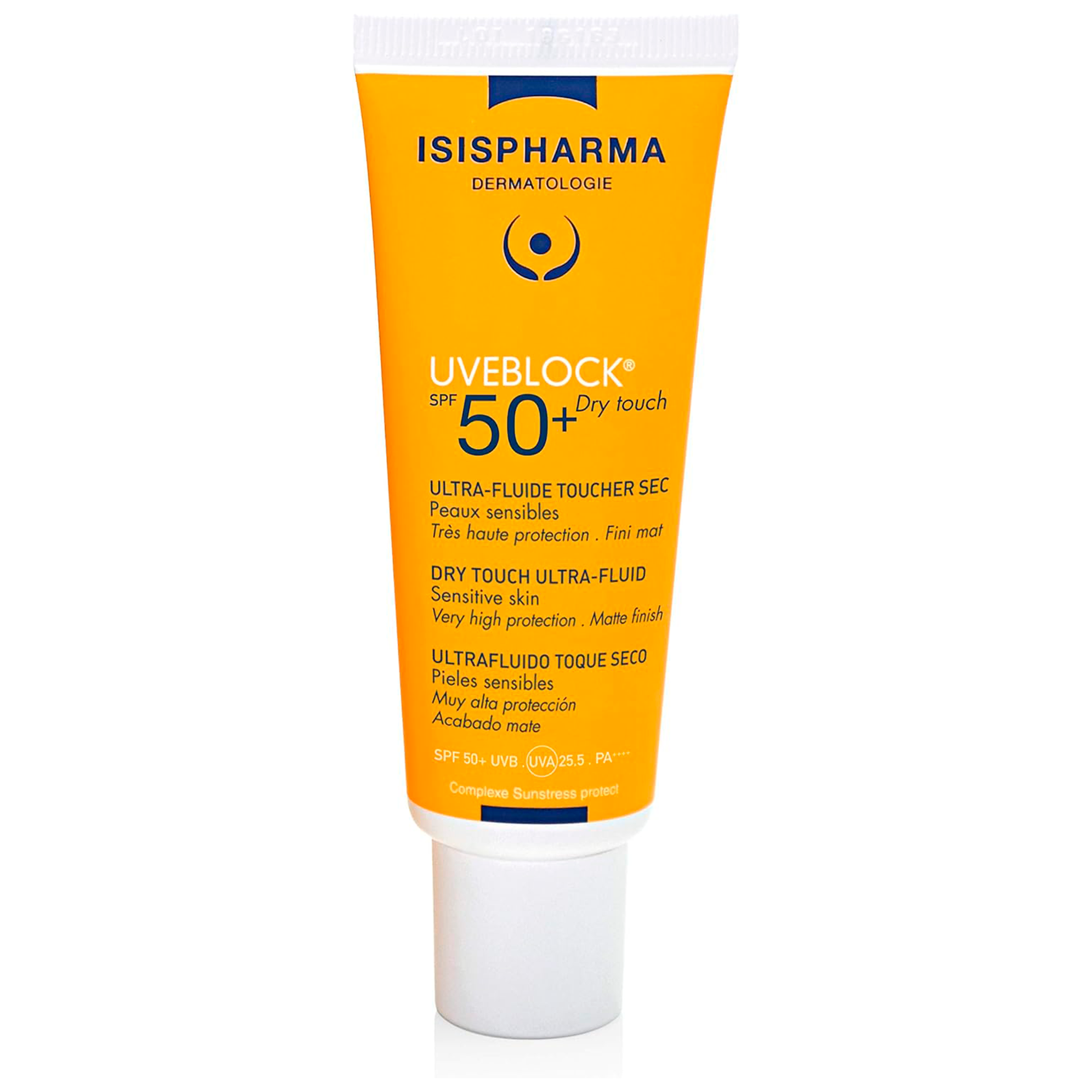 Isispharma Protector Solar Uveblock Spf 50+ Toque Seco Fluido 40 Ml ISISPHARMA- Dermocosmetica_belleza_online