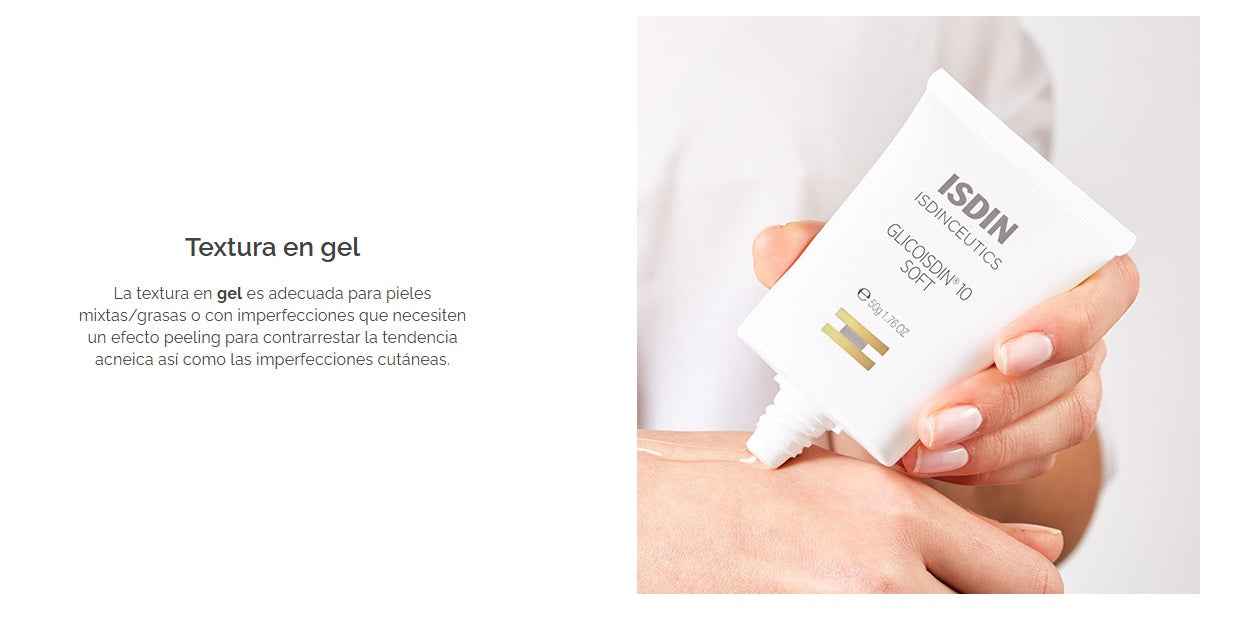 Isdin Glicoisdin 10% Soft Gel Facial Antiedad Antimanchas ISDIN- Dermocosmetica_belleza_online