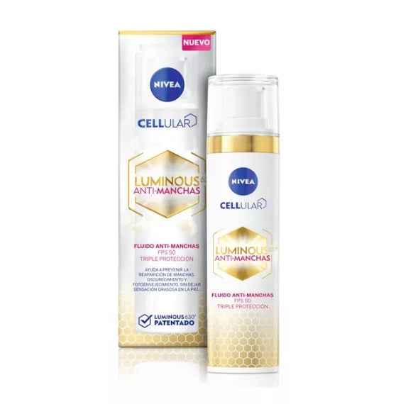 Nivea Anti-Manchas FPS30 Fluido Luminous 630 40 ml – Hidratación y Protección Solar para una Piel Uniforme NIVEA- Dermocosmetica_belleza_online
