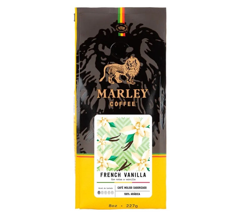 Café Molido Marley Coffee French Vainilla 227gr Marley Coffe- Dermocosmetica_belleza_online