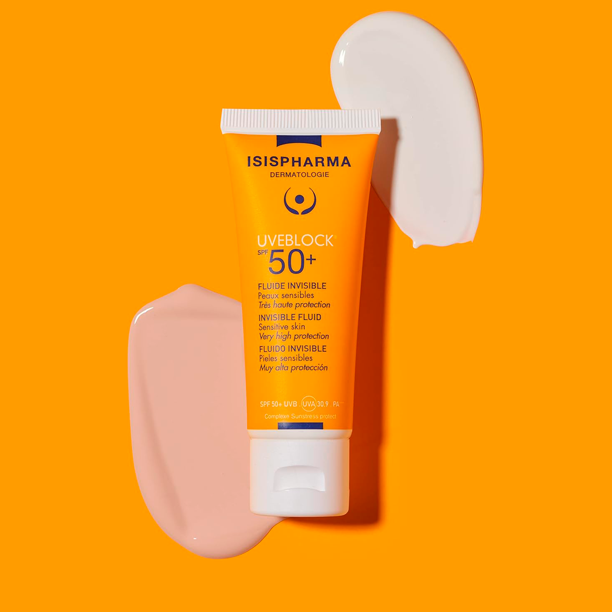 Isispharma Protector Solar Uveblock Spf 50+ Toque Seco Fluido 40 Ml ISISPHARMA- Dermocosmetica_belleza_online