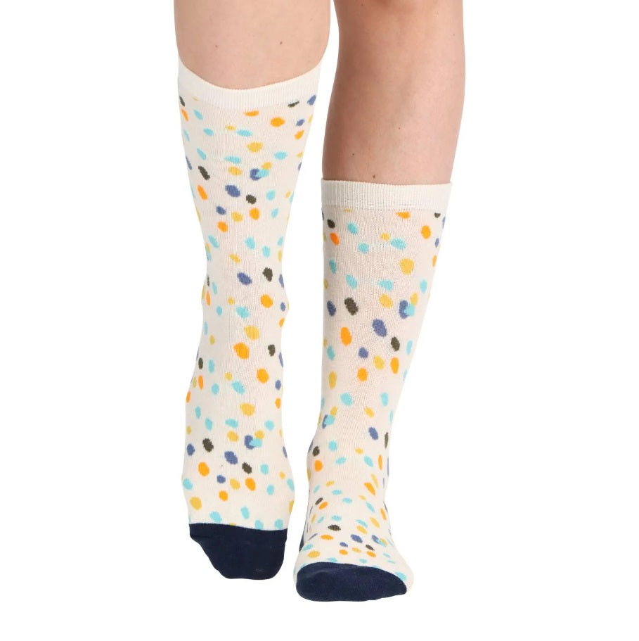 Pack 4 Calcetines Mujer Media Pierna Caffarena Algodón Talla Única 35/39 CAFFARENA- Dermocosmetica_belleza_online