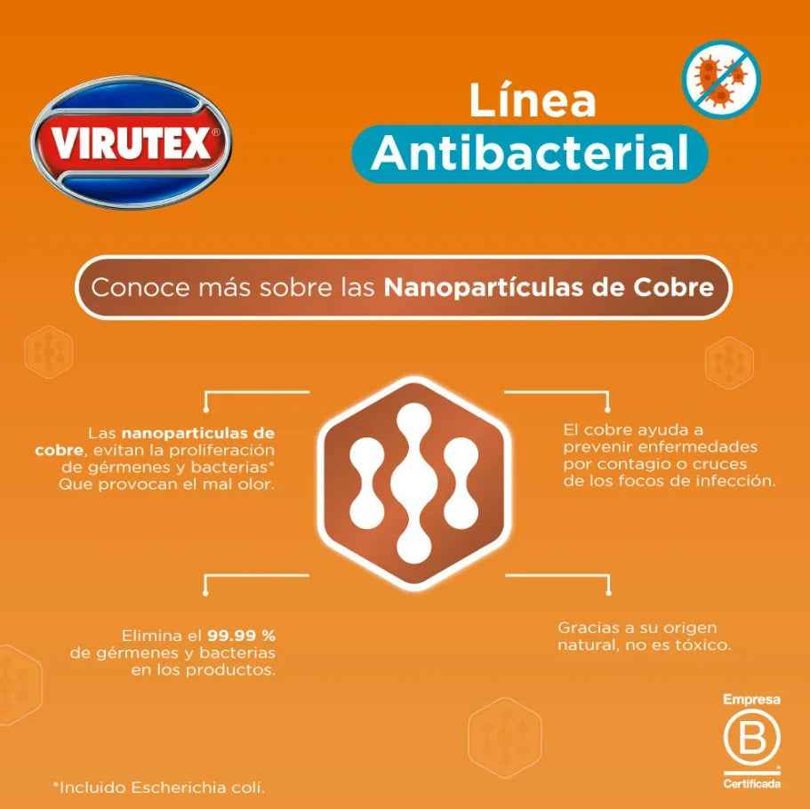 Guantes Antibacterial Con Nanopartículas De Cobre Virutex VIRUTEX- Dermocosmetica_belleza_online