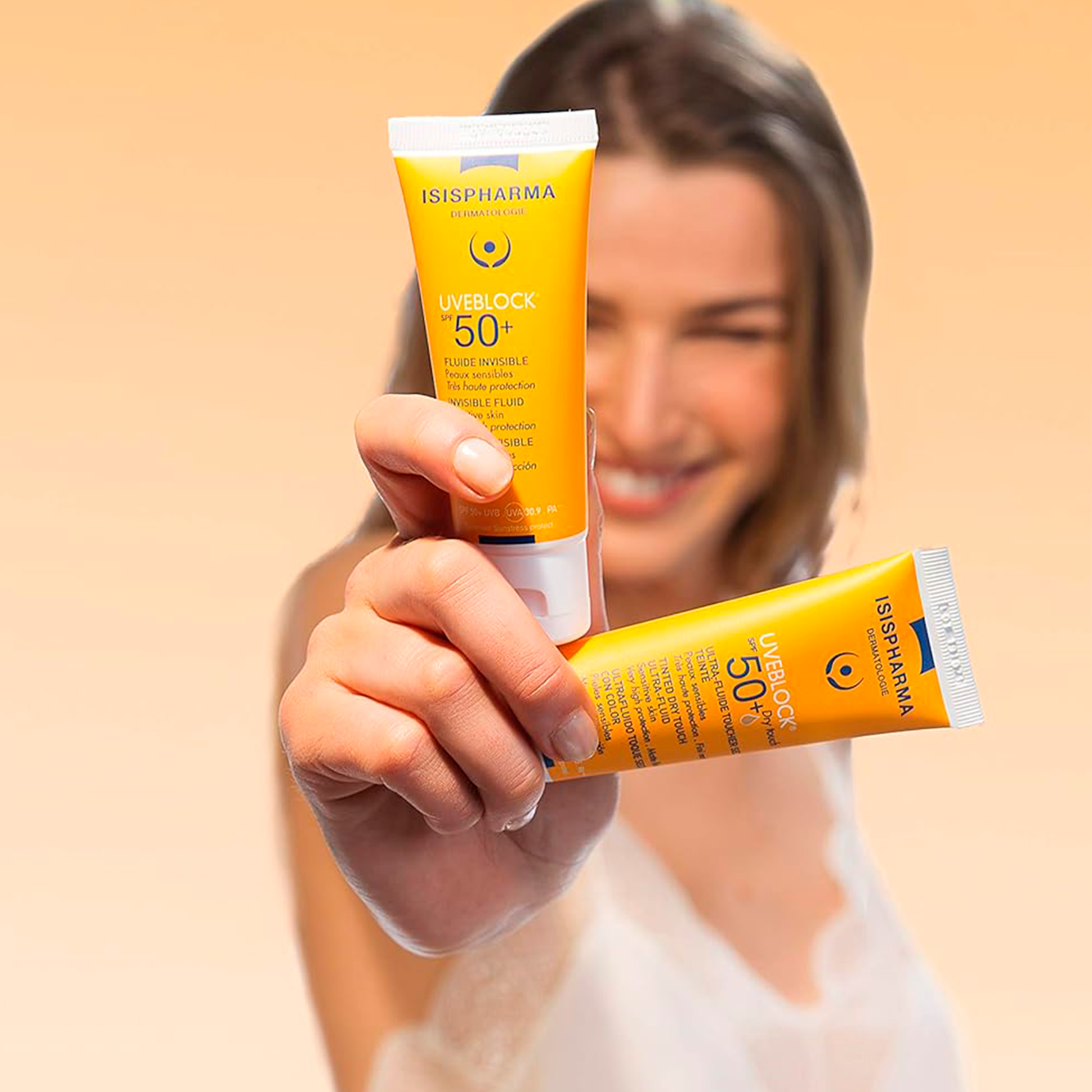 Isispharma Protector Solar Uveblock Spf 50+ Toque Seco Fluido 40 Ml ISISPHARMA- Dermocosmetica_belleza_online