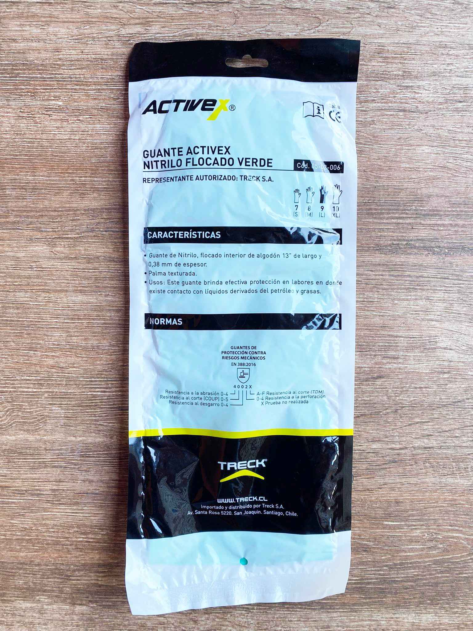 Guantes de Nitrilo Flocado Activex Verde – Protección Profesional con Certificación Europea Active Activex- Dermocosmetica_belleza_online