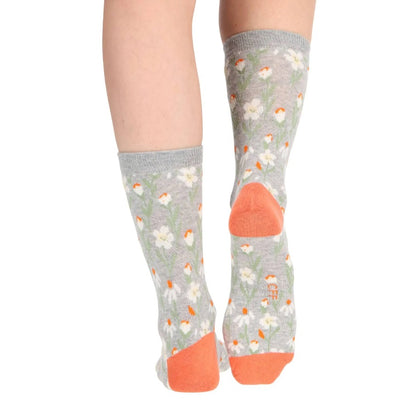 Pack 4 Calcetines Mujer Media Pierna Caffarena Algodón Talla Única 35/39 CAFFARENA- Dermocosmetica_belleza_online