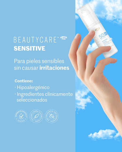 Hawaiian Tropic Beautycare Sensitive Spf50+ Loción Facial Hawaiian Tropic- Dermocosmetica_belleza_online