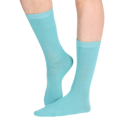 Pack 4 Calcetines Mujer Media Pierna Caffarena Algodón Talla Única 35/39 CAFFARENA- Dermocosmetica_belleza_online