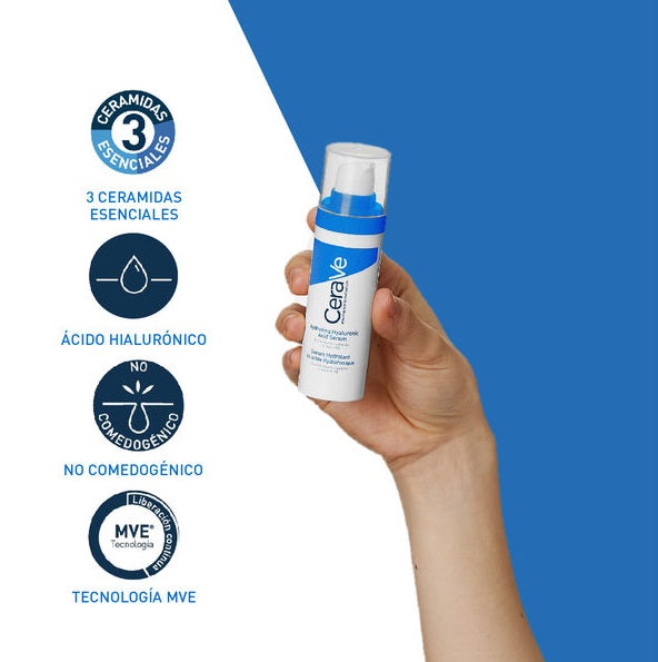 Serum Hidratante CeraVe Con Ácido Hialurónico 30ml CERVAVE- Dermocosmetica_belleza_online