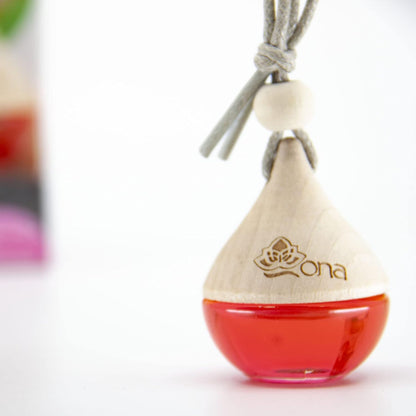 Ambientador De Auto Colgante Ona - Frutas Dulces Aceites Esenciales ONA- Dermocosmetica_belleza_online