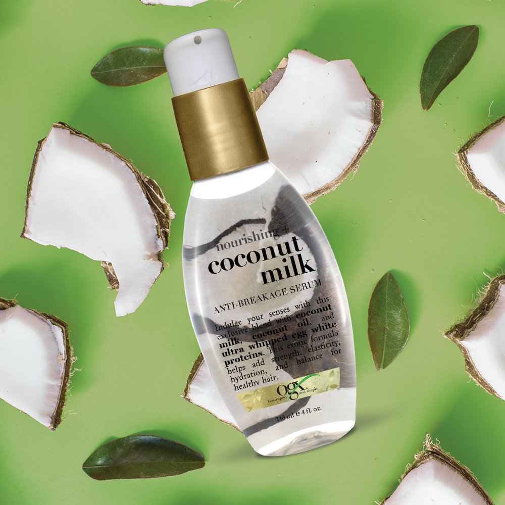 Sérum Capilar Organix Coconut Milk Anti-quiebre – Nutrición Profunda con Leche de Coco 118 ml OGX- Dermocosmetica_belleza_online