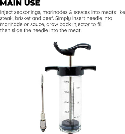 Jeringa De Cocina Para Adobar Y Sazonar Alimentos Fácilmente Culinary Elements- Dermocosmetica_belleza_online