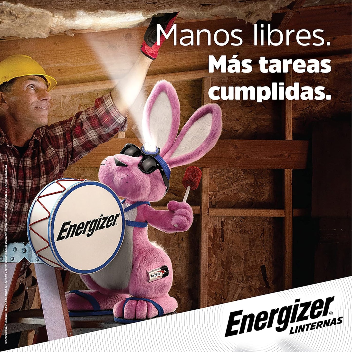 Linterna Manos Libres Energizer Universal 60 Lúmenes – 2 Modos + Pilas Incluidas ENERGIZER- Dermocosmetica_belleza_online
