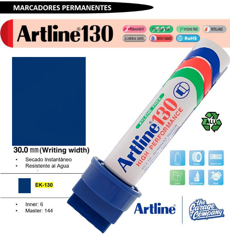 Marcador Permanente Artline Poster Marker 130 Recargable Artline- Dermocosmetica_belleza_online