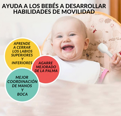 Pigeon Set Cuchara y Tenedor Paso 2 + Estuche Pigeon- Dermocosmetica_belleza_online