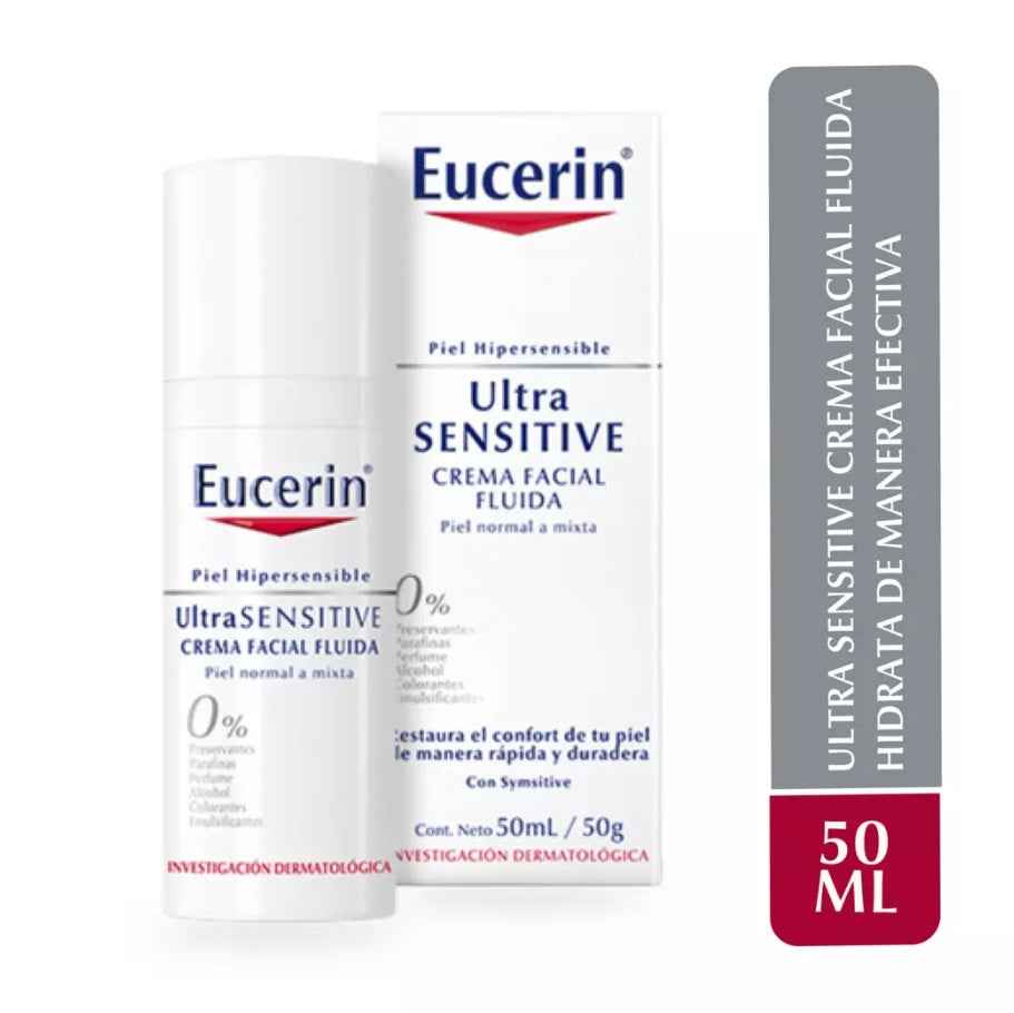 Eucerin Crema Facial Fluida Ultrasensitive Eucerin- Dermocosmetica_belleza_online