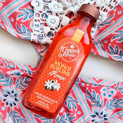Aceite Bronceador Monoi Sublime Rouge – Comptoir des Monoï 100 ml