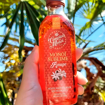 Aceite Bronceador Monoi Sublime Rouge – Comptoir des Monoï 100 ml