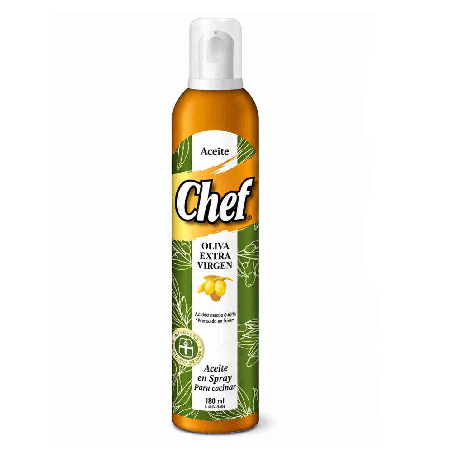 Aceite Oliva Extra Virgen Spray Chef 180ml Control Preciso