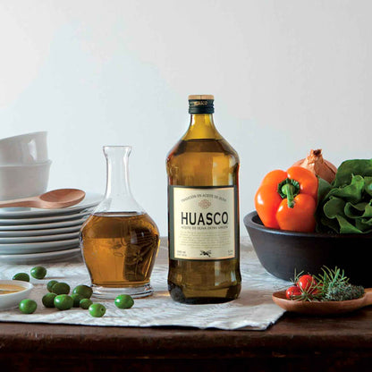 Aceite de Oliva Extra Virgen Huasco 1 L – Sabor Puro y Natural HUASCO- Dermocosmetica_belleza_online