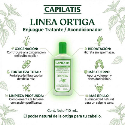 Acondicionador Capilatis Ortiga Anti Caida 410 ml