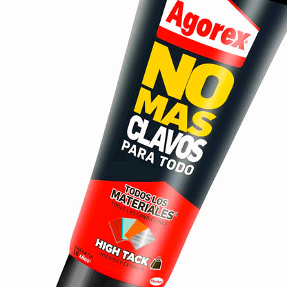 Agorex Adhesivo Montaje No Mas Clavos Para Todo Blanco 142 g