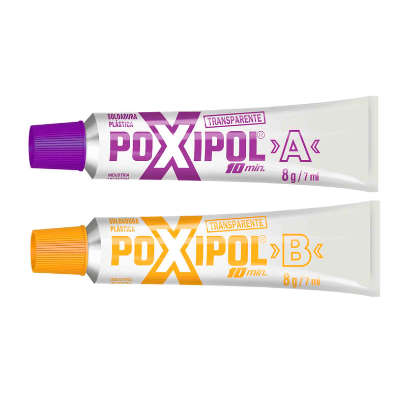 Adhesivo Soldadura Plástica Transparente Poxipol 14 ml – Unión Fuerte y Duradera en Minutos POXIPOL- Dermocosmetica_belleza_online