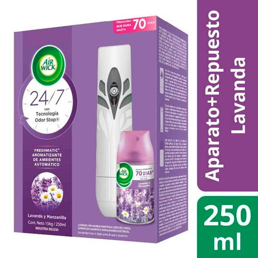 Air Wick Freshmatic Aparato Automático + Repuesto Lavanda