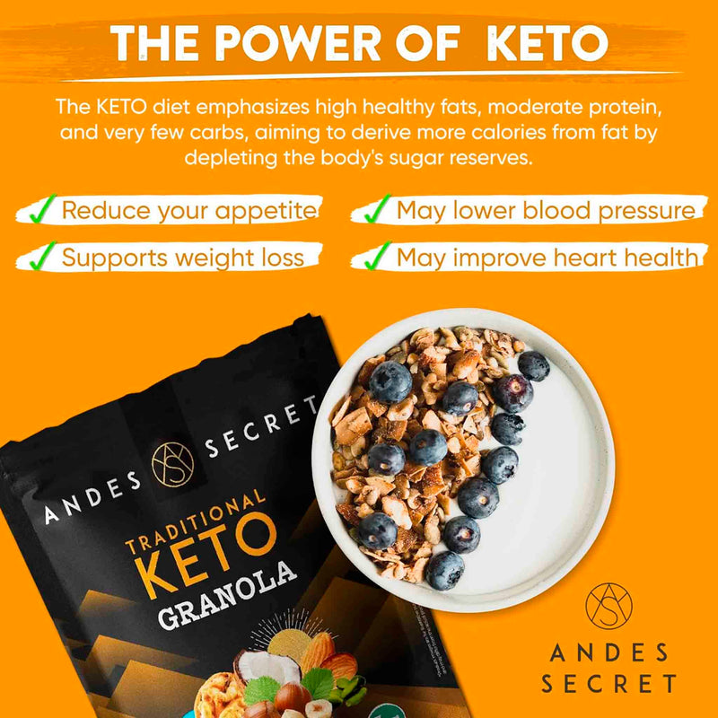 Andes Secret Granola Keto Tradicional 312 g