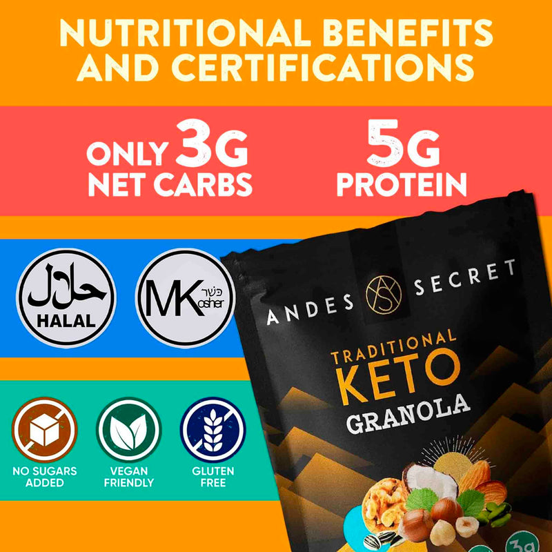Andes Secret Granola Keto Tradicional 312 g