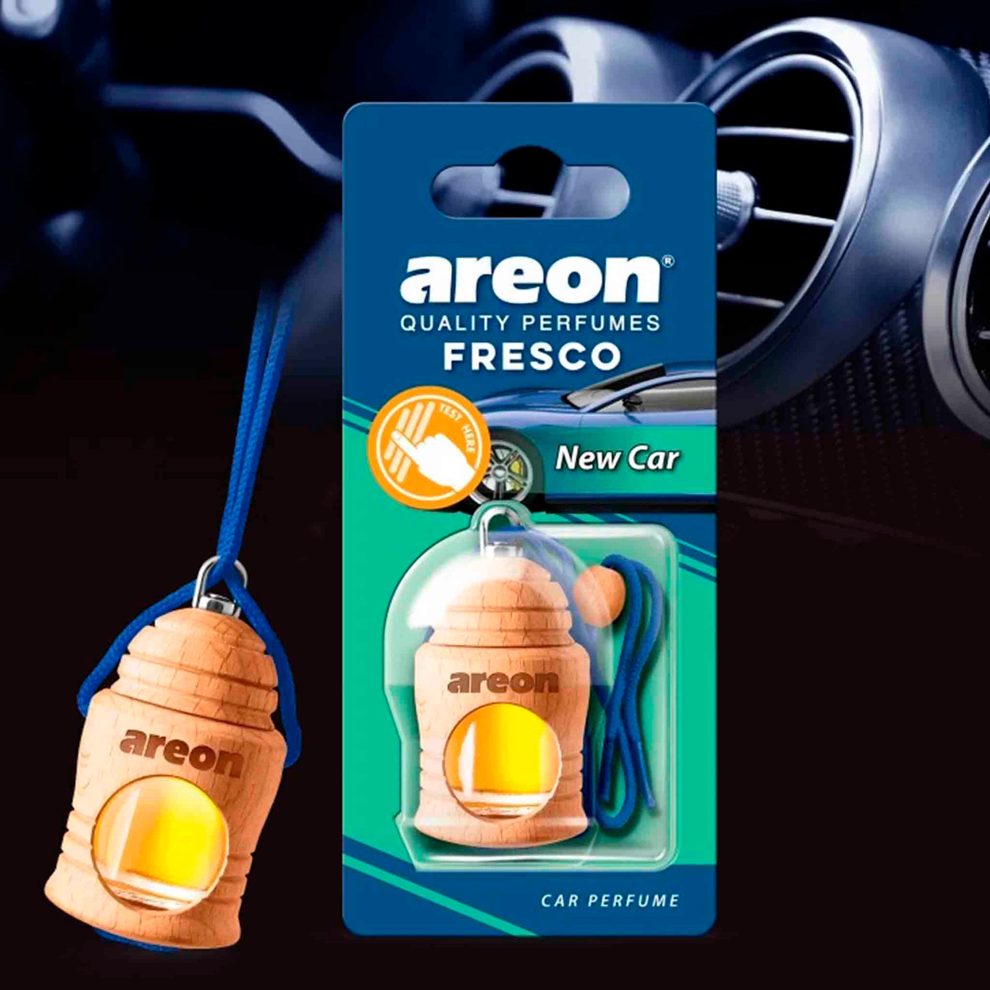 Aromatizante De Auto Areon Fresco New Car – Estilo y Frescura al Volante AREON- Dermocosmetica_belleza_online
