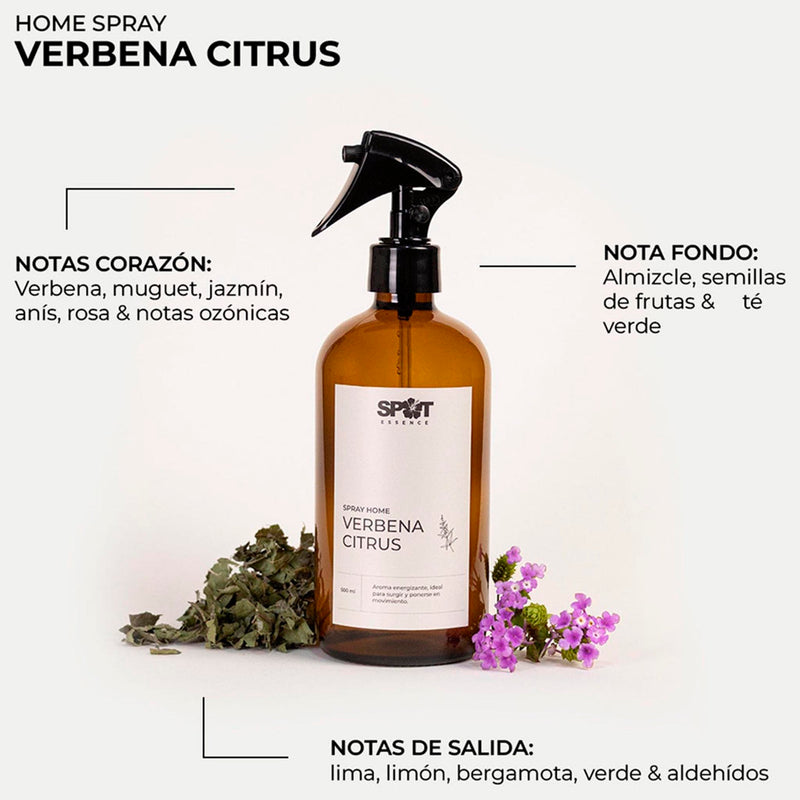 Aromatizador de Telas y Ambientes Spot Essence Verbena Citrus 500ml Spray Home