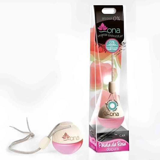 Aromatizador para Auto Colgante Ona - Pétalos De Rosa