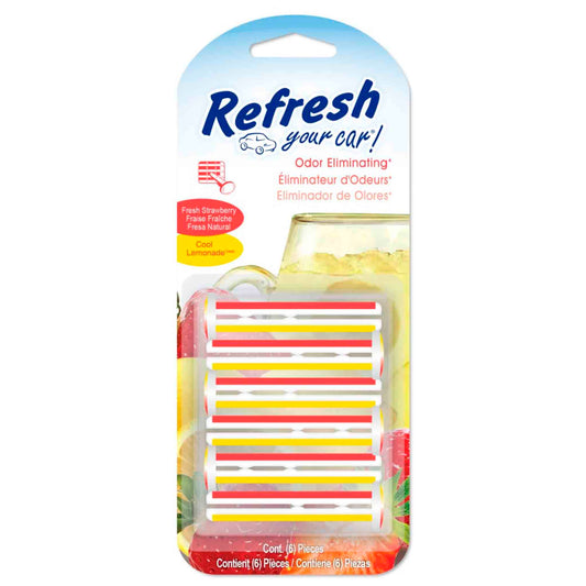 Aromatizador para Auto Refresh Your Car Vent Stick Fresa y Limonada