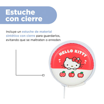 Audífonos Hello Kitty My Melody con Cable y Micrófono – Sanrio Miniso | Conector 3.5mm SANRIO- Dermocosmetica_belleza_online