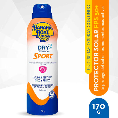Banana Boat Protector Solar Dry Balance Sport Fps 50 170 G