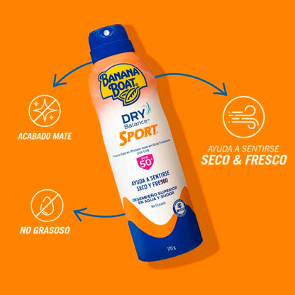 Banana Boat Protector Solar Dry Balance Sport Fps 50 170 G