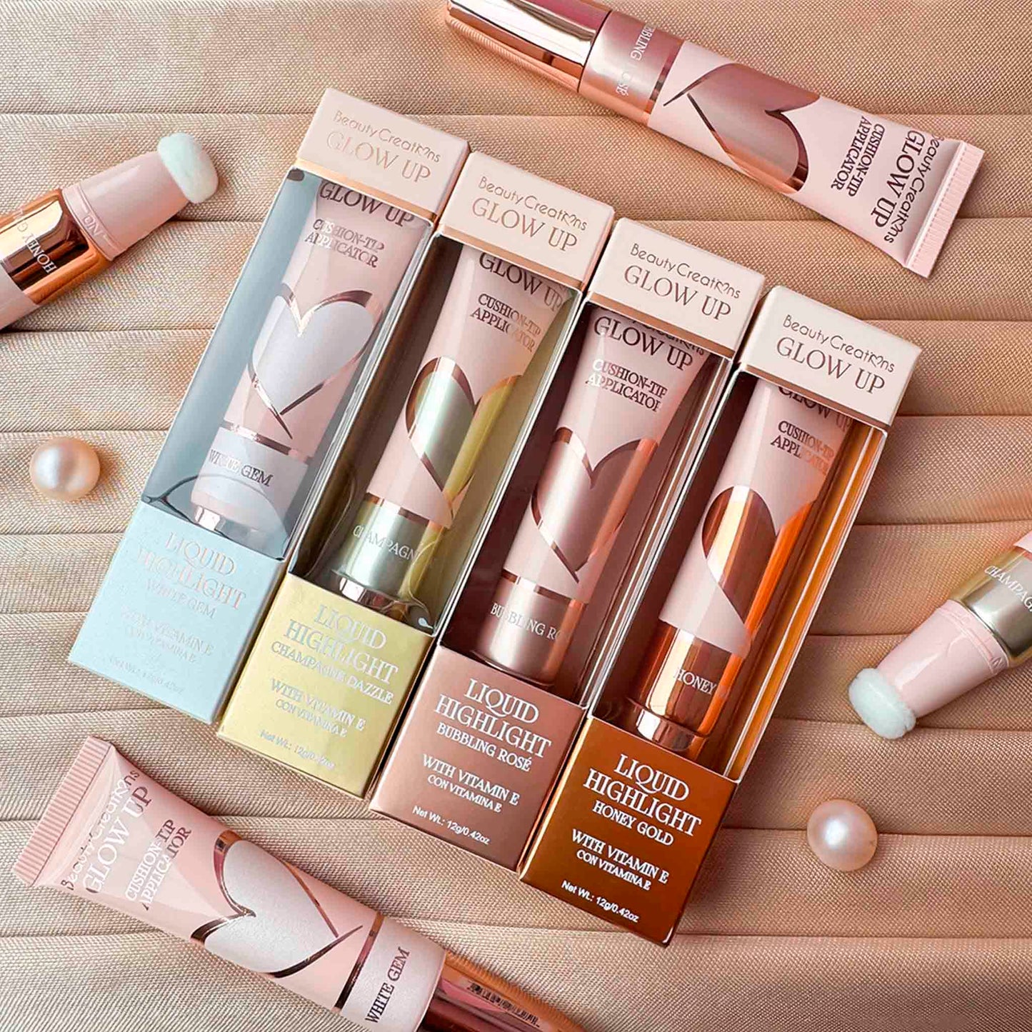 Iluminador Beauty Creations Glow Up Honey Gold