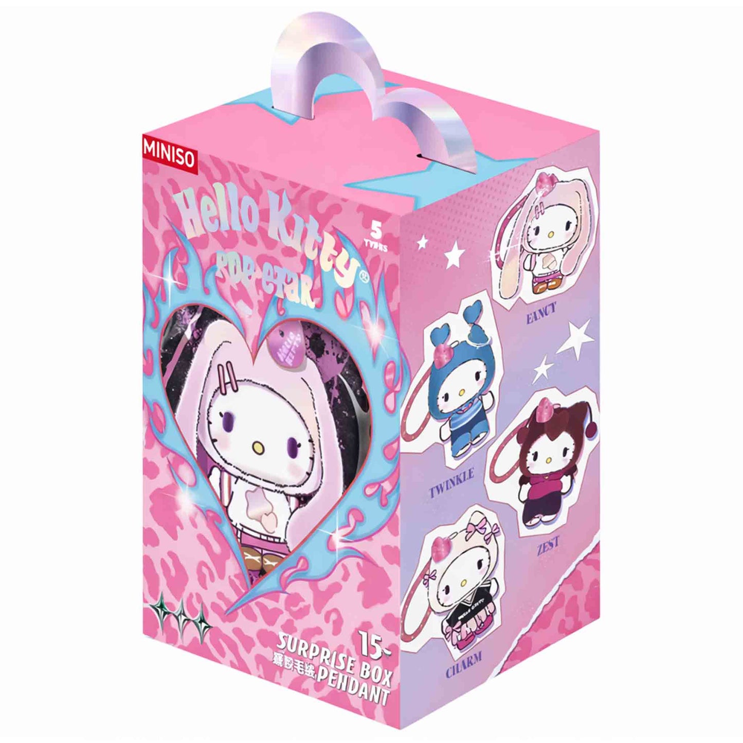 Blind Box Sanrio Hello Kitty Pop Star Colgantes Sorpresa Miniso