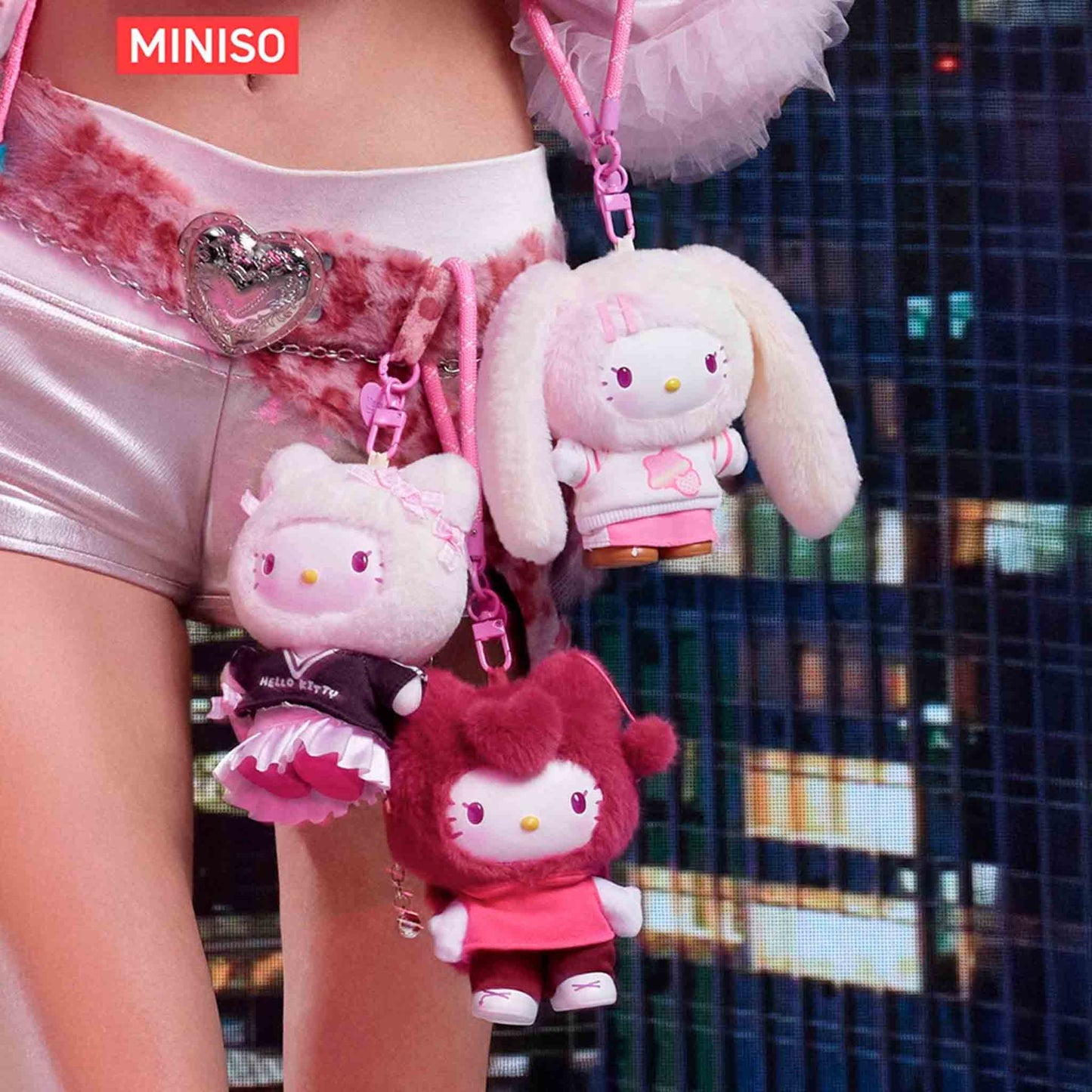 Blind Box Sanrio Hello Kitty Pop Star Colgantes Sorpresa Miniso