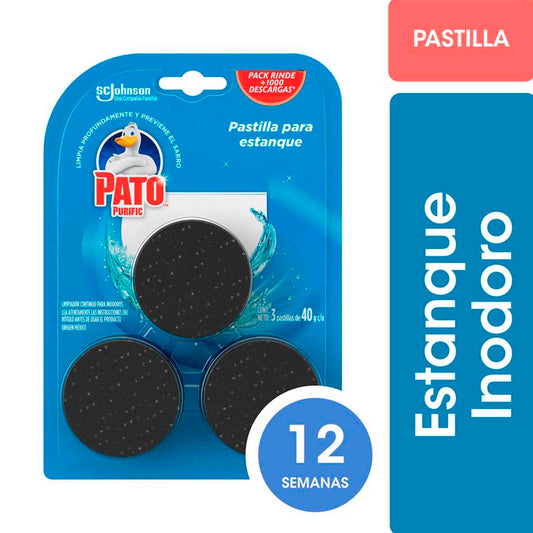 Bloque Para WC Marina Pato Purific X3 Limpieza y Fragancia Duradera