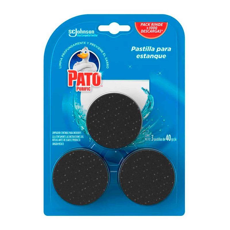 Bloque Para WC Marina Pato Purific X3 Limpieza y Fragancia Duradera