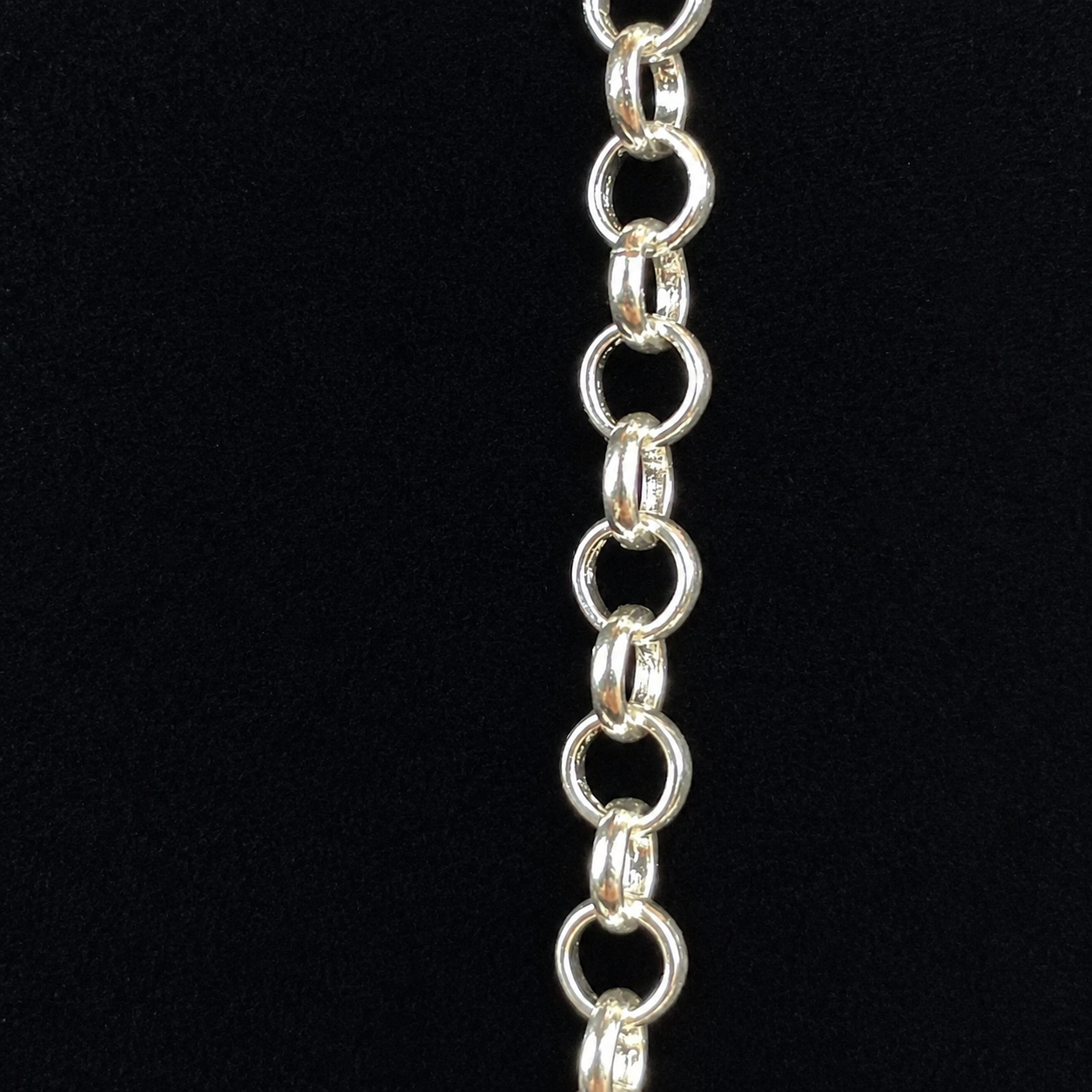 Collar Plata 925 Eslabón Circular Unisex 58cm 13,26g