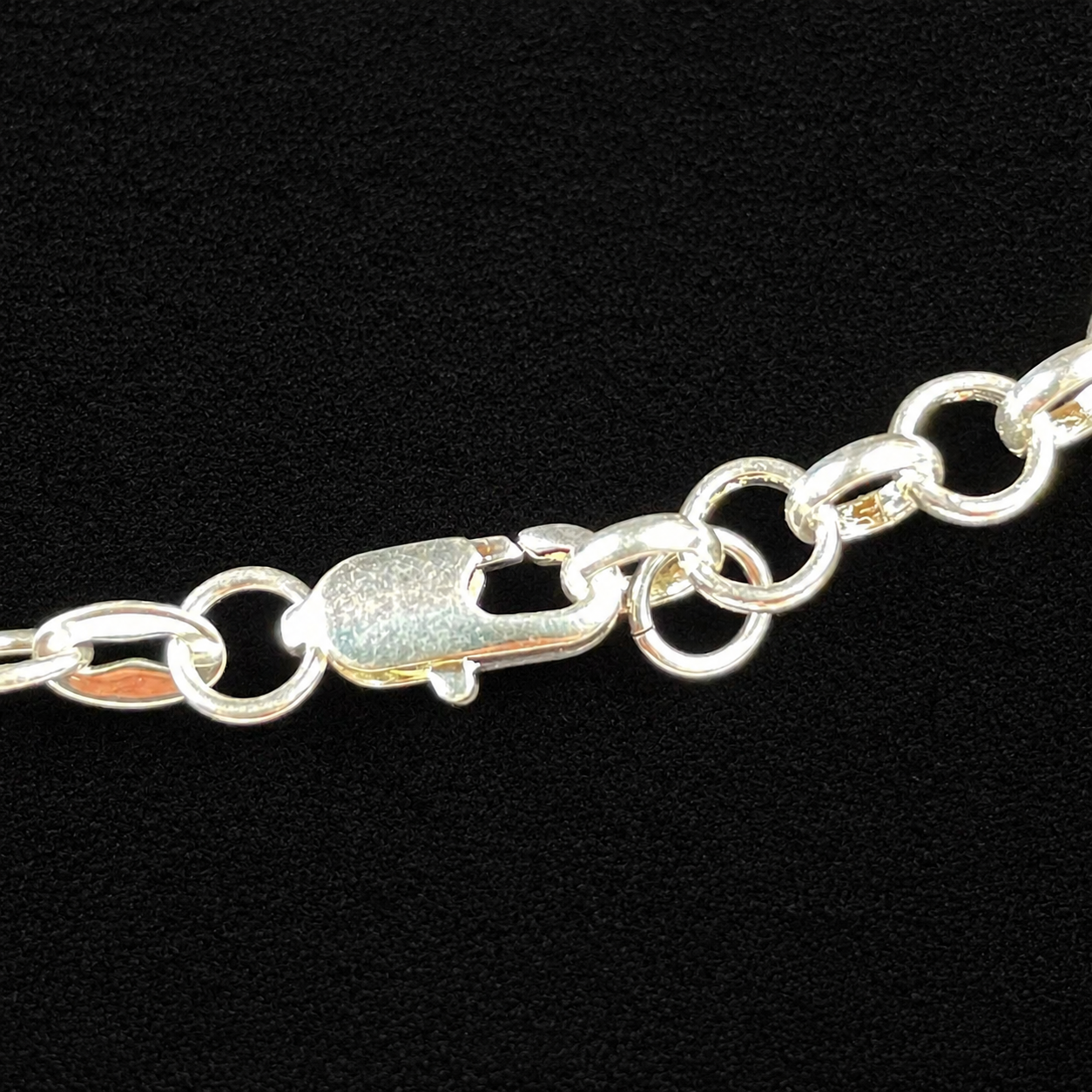 Collar Plata 925 Eslabón Circular Unisex 58cm 13,26g
