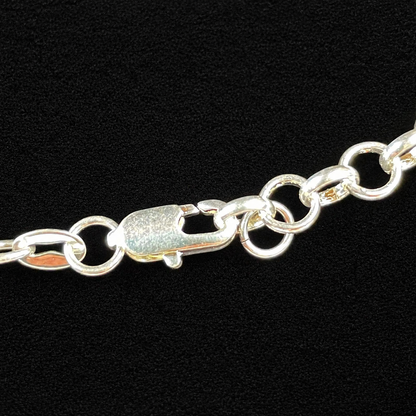 Collar Plata 925 Eslabón Circular Unisex 58cm 13,26g