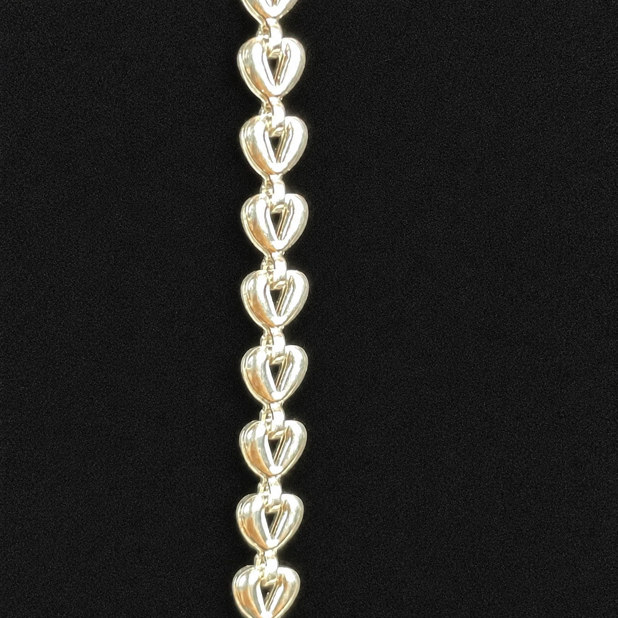 Collar Plata 925 Corazones Mujer 48cm 8,36g