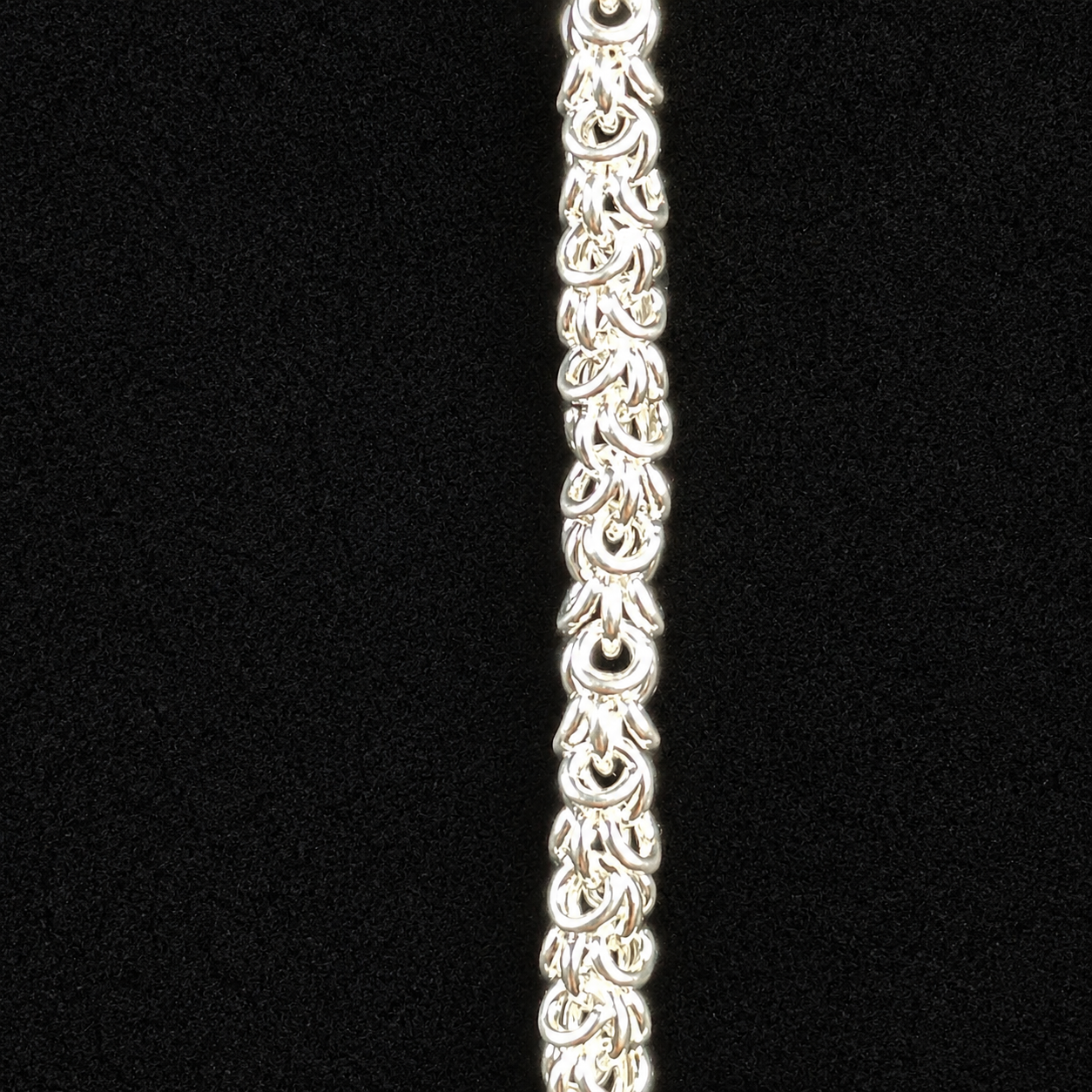 Cadena de Plata 925 Unisex Tejido Cilíndrico 58cm 15,26g