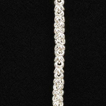 Cadena de Plata 925 Unisex Tejido Cilíndrico 58cm 15,26g