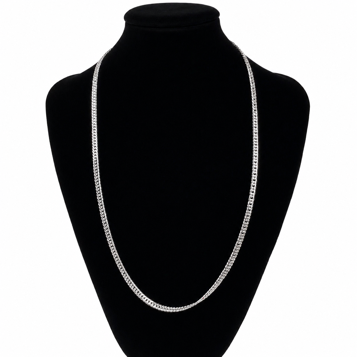 Set Collar Y Pulsera Grumet Plata 925 Unisex 22,15g